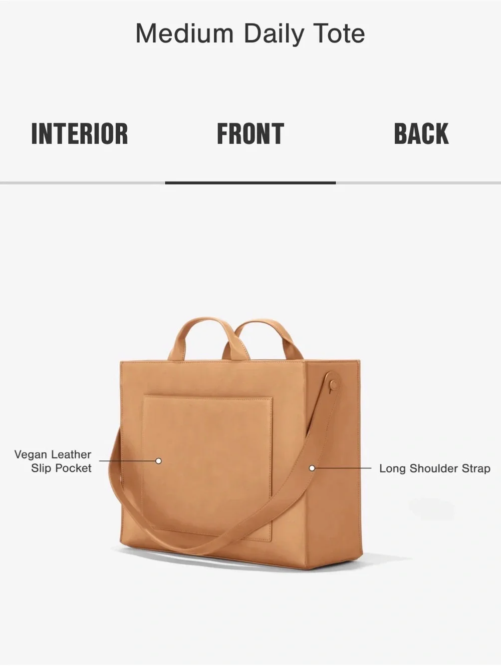 Medium Dagne Dover Daily Tote in Onyx